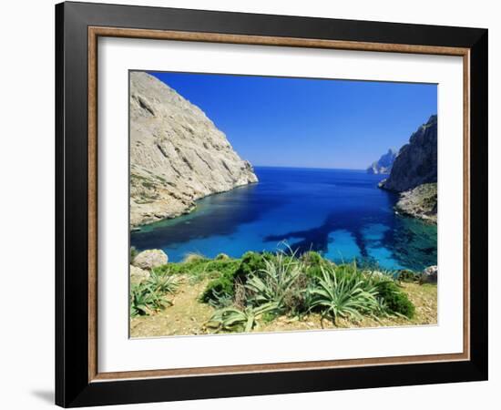 Bay Near Puerto Pollensa, Mallorca (Majorca), Balearic Islands, Spain, Europe-John Miller-Framed Photographic Print