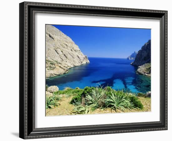 Bay Near Puerto Pollensa, Mallorca (Majorca), Balearic Islands, Spain, Europe-John Miller-Framed Photographic Print