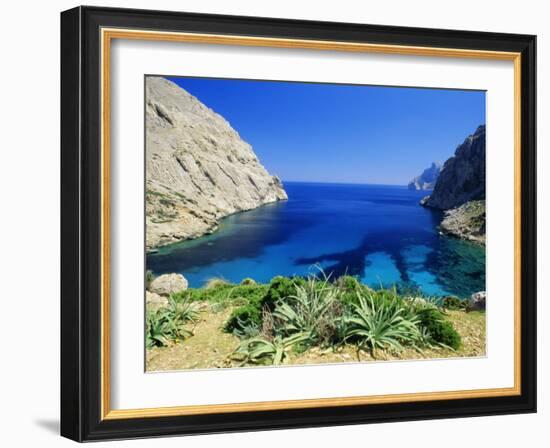 Bay Near Puerto Pollensa, Mallorca (Majorca), Balearic Islands, Spain, Europe-John Miller-Framed Photographic Print