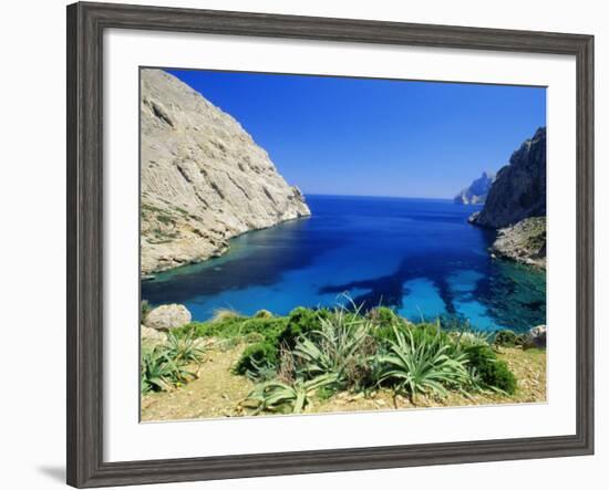 Bay Near Puerto Pollensa, Mallorca (Majorca), Balearic Islands, Spain, Europe-John Miller-Framed Photographic Print