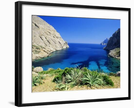 Bay Near Puerto Pollensa, Mallorca (Majorca), Balearic Islands, Spain, Europe-John Miller-Framed Photographic Print