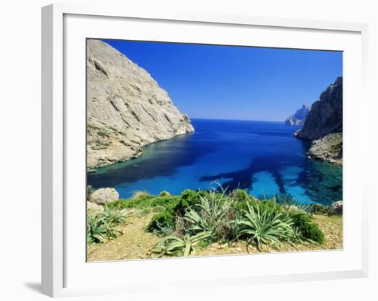 Bay Near Puerto Pollensa, Mallorca (Majorca), Balearic Islands, Spain, Europe-John Miller-Framed Photographic Print