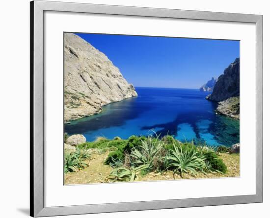 Bay Near Puerto Pollensa, Mallorca (Majorca), Balearic Islands, Spain, Europe-John Miller-Framed Photographic Print