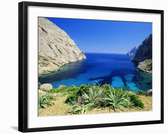 Bay Near Puerto Pollensa, Mallorca (Majorca), Balearic Islands, Spain, Europe-John Miller-Framed Photographic Print