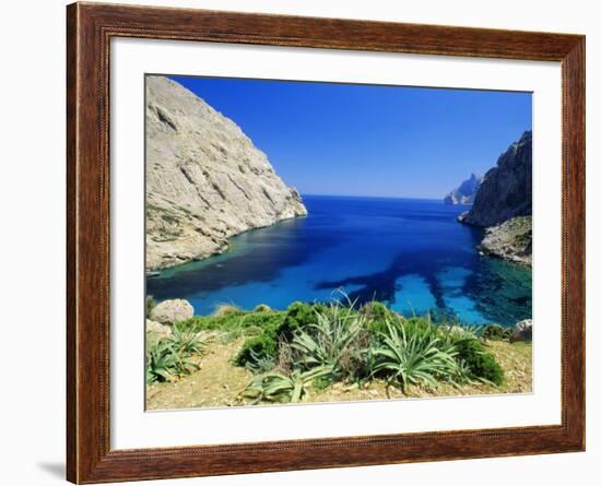 Bay Near Puerto Pollensa, Mallorca (Majorca), Balearic Islands, Spain, Europe-John Miller-Framed Photographic Print