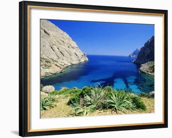 Bay Near Puerto Pollensa, Mallorca (Majorca), Balearic Islands, Spain, Europe-John Miller-Framed Photographic Print