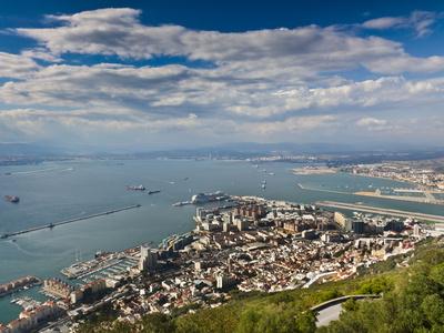 Bay Of Gibraltar And Gibraltar Town From The Top Of The Rock Gibraltar Europe Photographic Print Giles Bracher Art Com Bay Of Gibraltar And Gibraltar Town From The Top Of The Rock Gibraltar Europe Photographic Print Giles Bracher Art Com