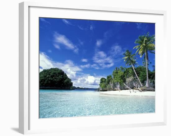 Bay of Honeymoon Island, World Heritage Site, Rock Islands, Palau-Stuart Westmoreland-Framed Premium Photographic Print