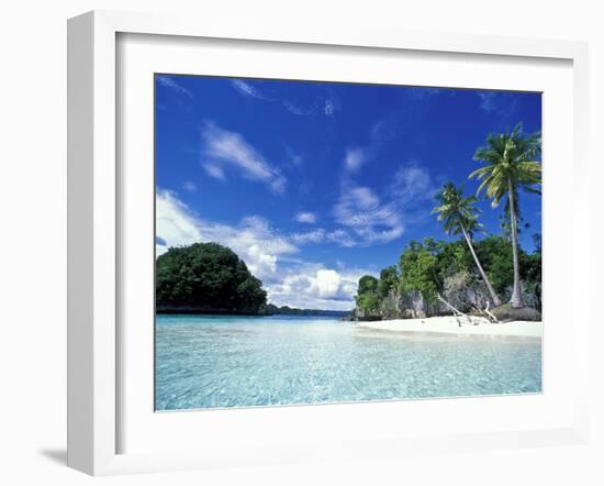 Bay of Honeymoon Island, World Heritage Site, Rock Islands, Palau-Stuart Westmoreland-Framed Photographic Print