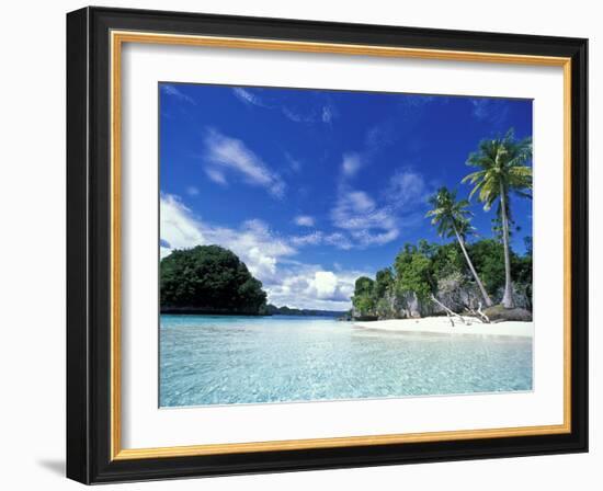 Bay of Honeymoon Island, World Heritage Site, Rock Islands, Palau-Stuart Westmoreland-Framed Photographic Print