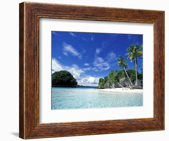 Bay of Honeymoon Island, World Heritage Site, Rock Islands, Palau-Stuart Westmoreland-Framed Photographic Print