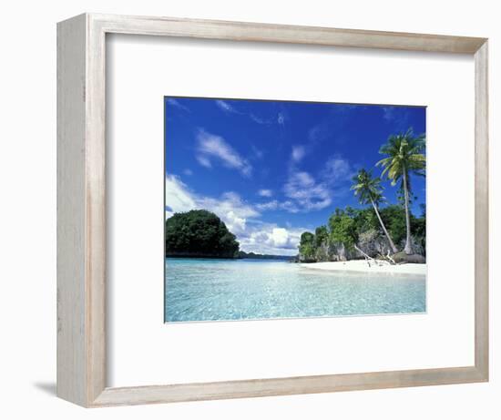 Bay of Honeymoon Island, World Heritage Site, Rock Islands, Palau-Stuart Westmoreland-Framed Photographic Print