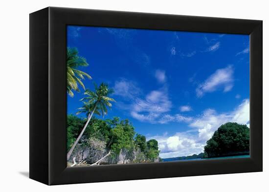 Bay of Honeymoon Island, World Heritage Site, Rock Islands, Palau-Stuart Westmoreland-Framed Premier Image Canvas