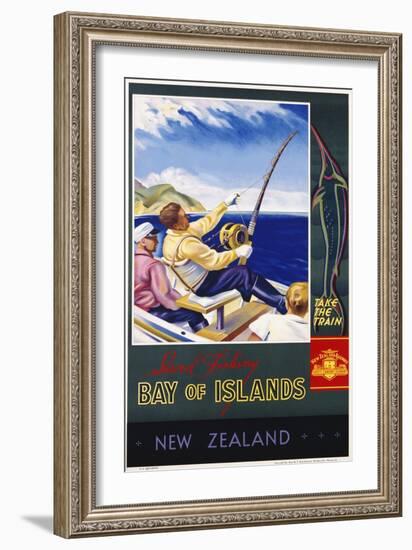 Bay of Islands New Zealand Poster-null-Framed Giclee Print