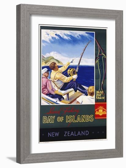 Bay of Islands New Zealand Poster-null-Framed Giclee Print