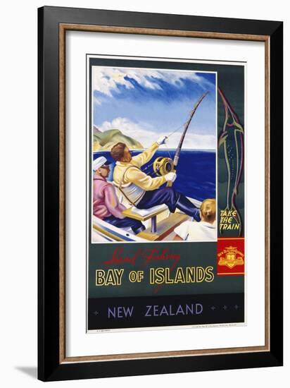 Bay of Islands New Zealand Poster-null-Framed Giclee Print