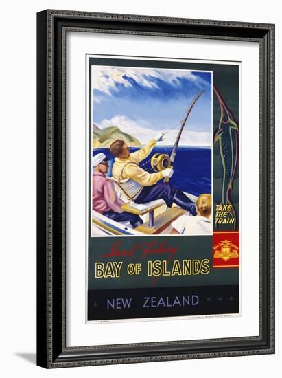 Bay of Islands New Zealand Poster-null-Framed Giclee Print