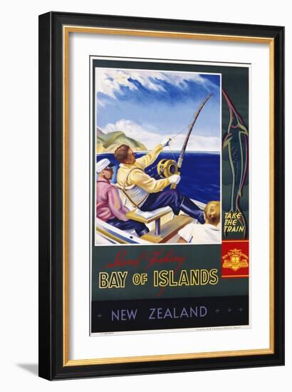 Bay of Islands New Zealand Poster-null-Framed Giclee Print