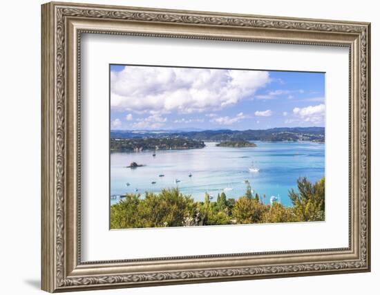 Bay of Islands Seen from Flagstaff Hill in Russell, Northland Region, North Island-Matthew Williams-Ellis-Framed Photographic Print