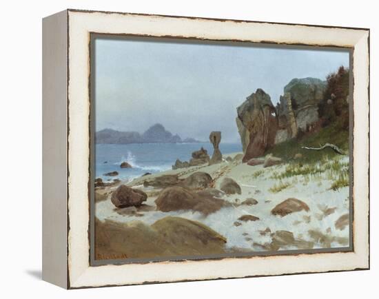 Bay of Monterey-Albert Bierstadt-Framed Premier Image Canvas