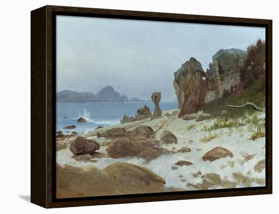 Bay of Monterey-Albert Bierstadt-Framed Premier Image Canvas