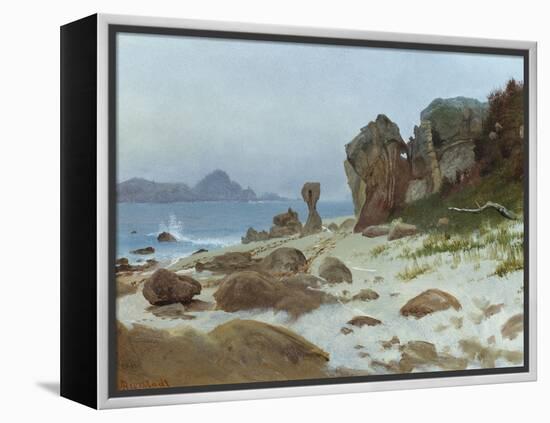 Bay of Monterey-Albert Bierstadt-Framed Premier Image Canvas