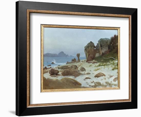 Bay of Monterey-Albert Bierstadt-Framed Giclee Print