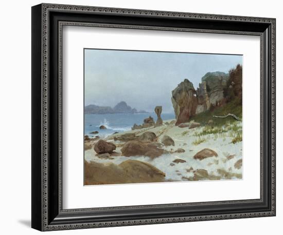 Bay of Monterey-Albert Bierstadt-Framed Giclee Print