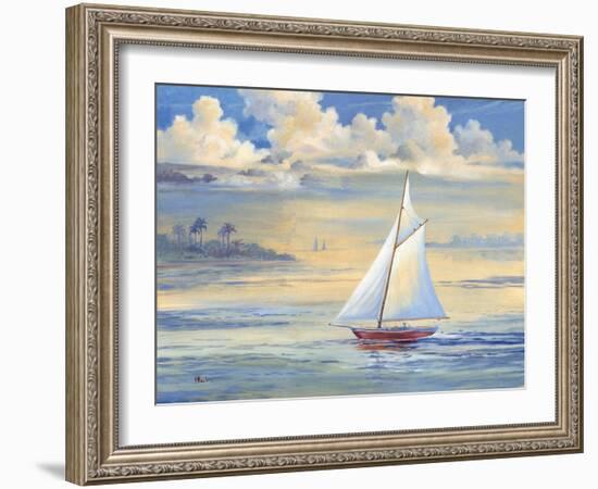 Bay of Palms-Paul Brent-Framed Art Print