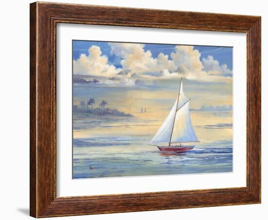 Bay of Palms-Paul Brent-Framed Art Print