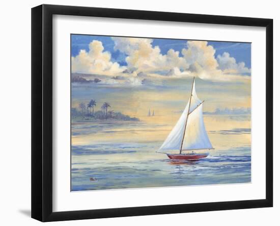 Bay of Palms-Paul Brent-Framed Art Print