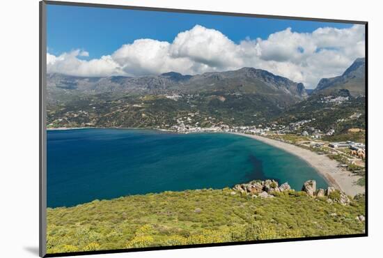 Bay of Preveli, Rethymno, Crete, Greek Islands, Greece, Europe-Markus Lange-Mounted Photographic Print