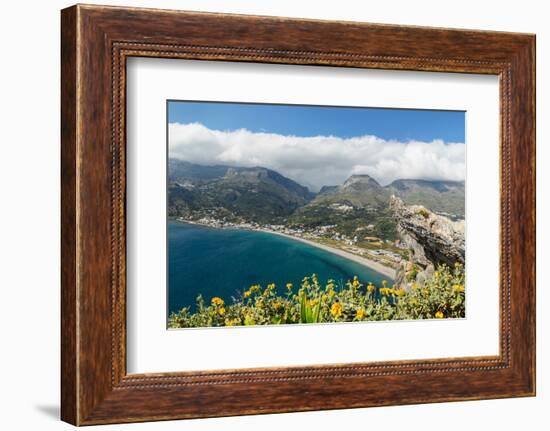 Bay of Preveli, Rethymno, Crete, Greek Islands, Greece, Europe-Markus Lange-Framed Photographic Print