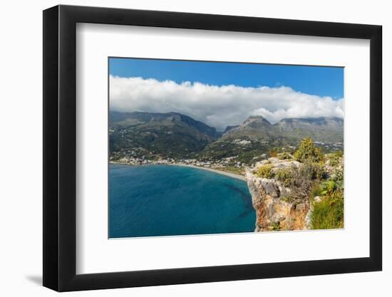 Bay of Preveli, Rethymno, Crete, Greek Islands, Greece, Europe-Markus Lange-Framed Photographic Print