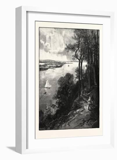 Bay of Quinte, from Above Stone Mills, Canada, Nineteenth Century-null-Framed Giclee Print