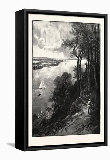 Bay of Quinte, from Above Stone Mills, Canada, Nineteenth Century-null-Framed Premier Image Canvas