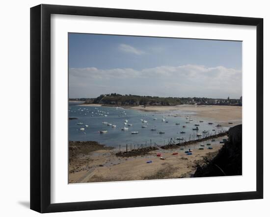 Bay of St. Lunaire, Ille-Et-Vilaine, Brittany. France, Europe-Nick Servian-Framed Photographic Print