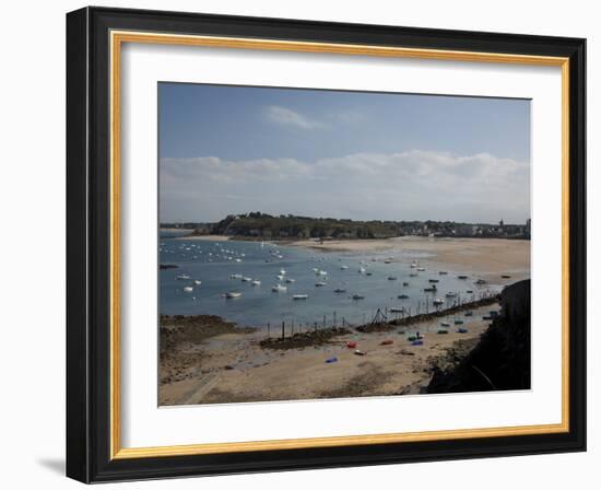 Bay of St. Lunaire, Ille-Et-Vilaine, Brittany. France, Europe-Nick Servian-Framed Photographic Print