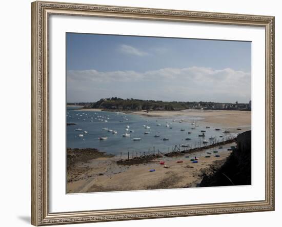 Bay of St. Lunaire, Ille-Et-Vilaine, Brittany. France, Europe-Nick Servian-Framed Photographic Print