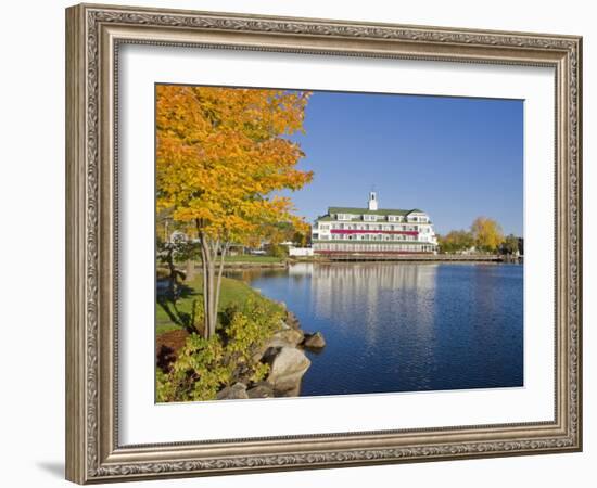 Bay Point at Mill Falls in Meredith, New Hampshire, USA-Jerry & Marcy Monkman-Framed Photographic Print