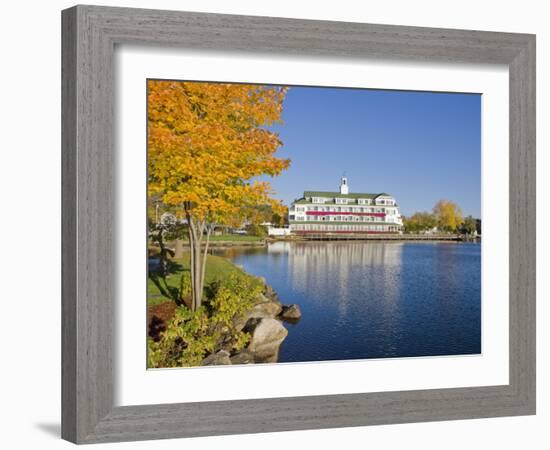 Bay Point at Mill Falls in Meredith, New Hampshire, USA-Jerry & Marcy Monkman-Framed Photographic Print