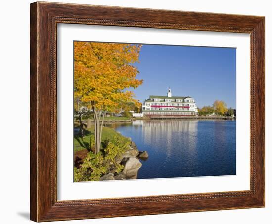 Bay Point at Mill Falls in Meredith, New Hampshire, USA-Jerry & Marcy Monkman-Framed Photographic Print