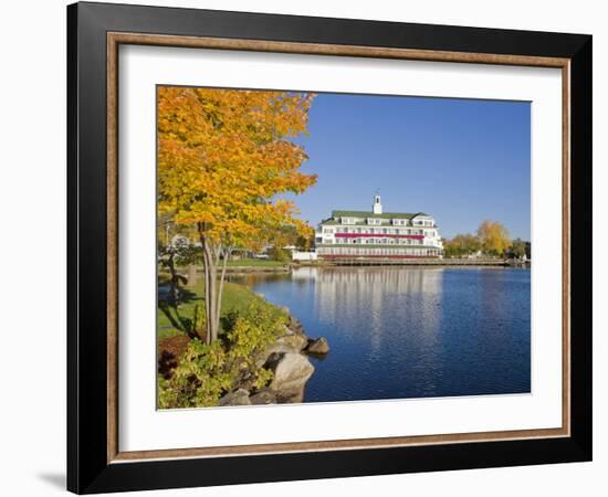 Bay Point at Mill Falls in Meredith, New Hampshire, USA-Jerry & Marcy Monkman-Framed Photographic Print