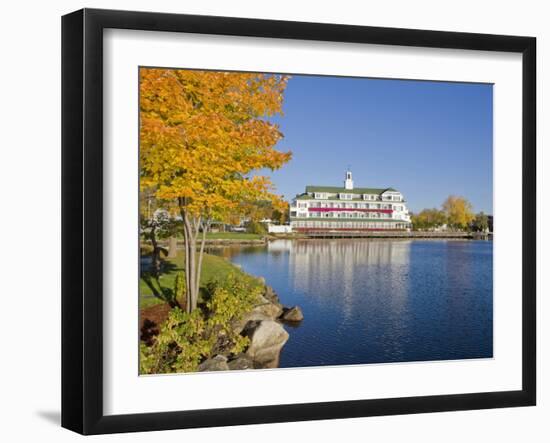 Bay Point at Mill Falls in Meredith, New Hampshire, USA-Jerry & Marcy Monkman-Framed Photographic Print