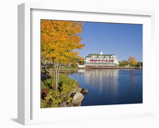 Bay Point at Mill Falls in Meredith, New Hampshire, USA-Jerry & Marcy Monkman-Framed Photographic Print