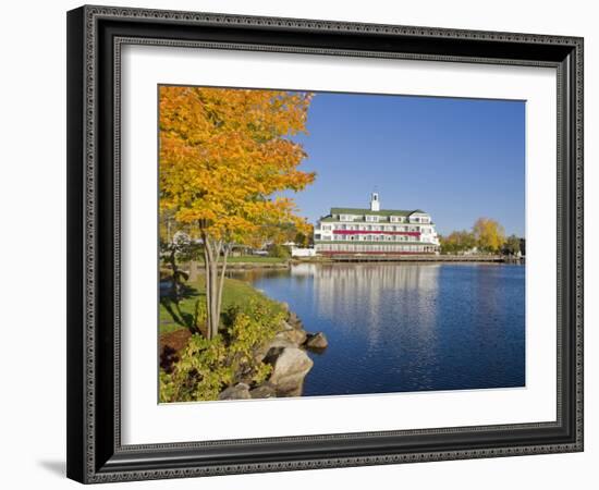 Bay Point at Mill Falls in Meredith, New Hampshire, USA-Jerry & Marcy Monkman-Framed Photographic Print