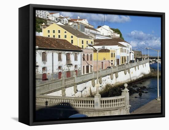 Bay Promenade, Angra Do Heroismo, Terceira, Azores, Portugal, Atlantic, Europe-Ken Gillham-Framed Premier Image Canvas