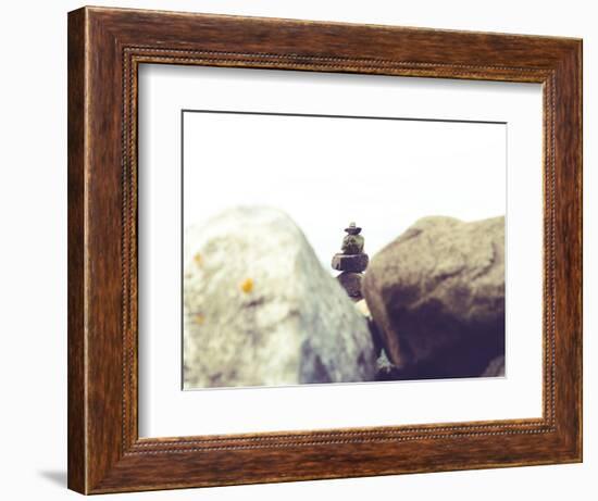 Bay Rocks I-Sonja Quintero-Framed Photographic Print