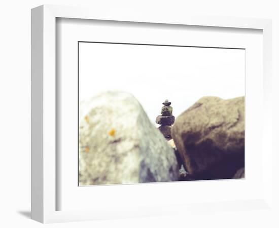 Bay Rocks I-Sonja Quintero-Framed Photographic Print