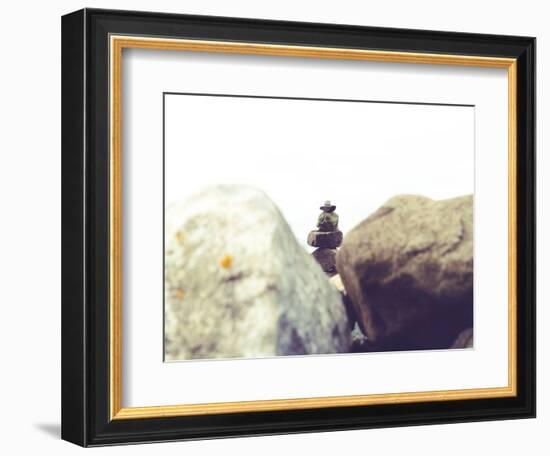 Bay Rocks I-Sonja Quintero-Framed Photographic Print